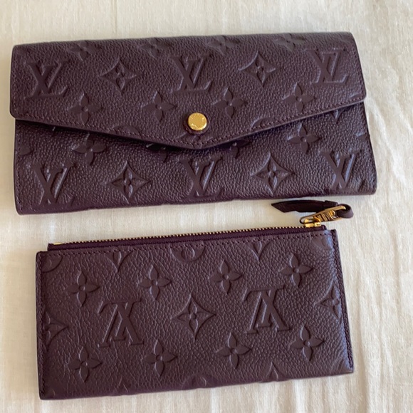 Louis Vuitton Empreinte Monogram Sarah wallet with separate zipper pouch - Picture 3 of 16